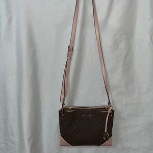 Michael Kors Crossbody with adjustable strap and matching wallet